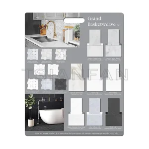 showroom display design mdf board for Mosaic tile PF005-55