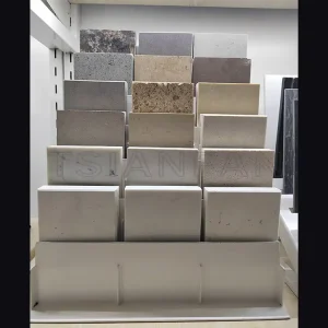 Desktop Quartz Stone Display Rack Ladder Display Rack