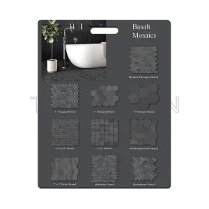 Custom Stone Mdf Sample mosaic tile sample board PF005-6