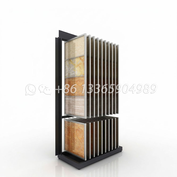 double ceramic tile simple display rack,book displays-cf2021