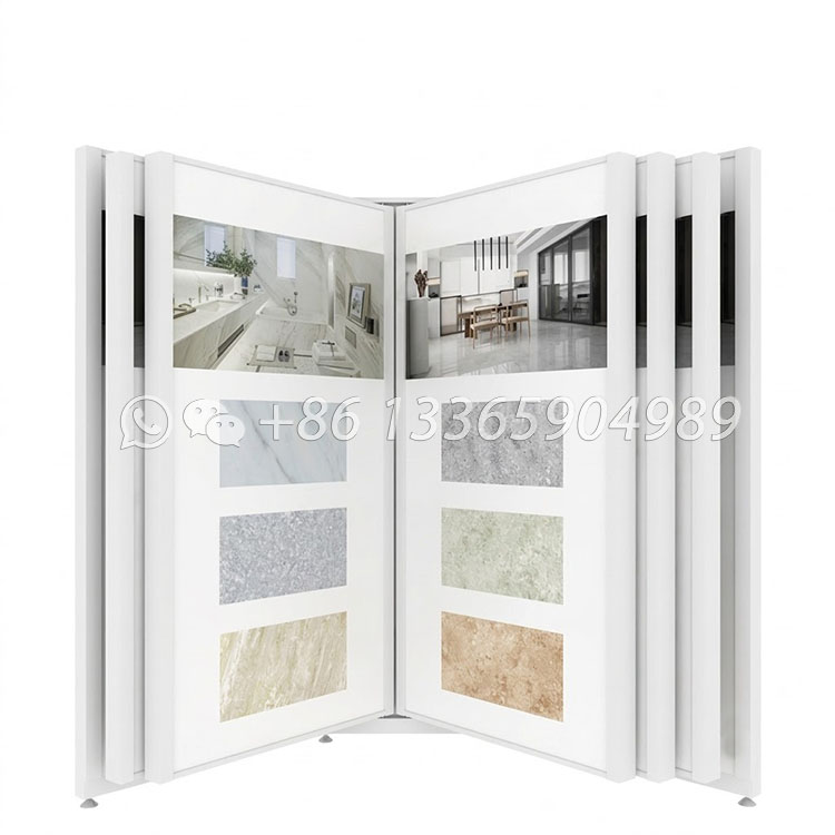 high quality ceramic tile 5 pages large scale page display rack cf2043