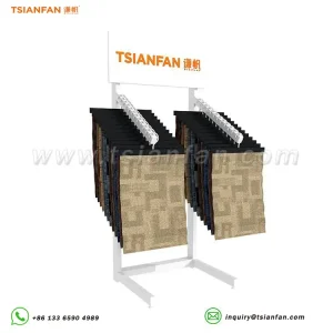 Textile carpet hanging display rack factory direct sales discount-DL025