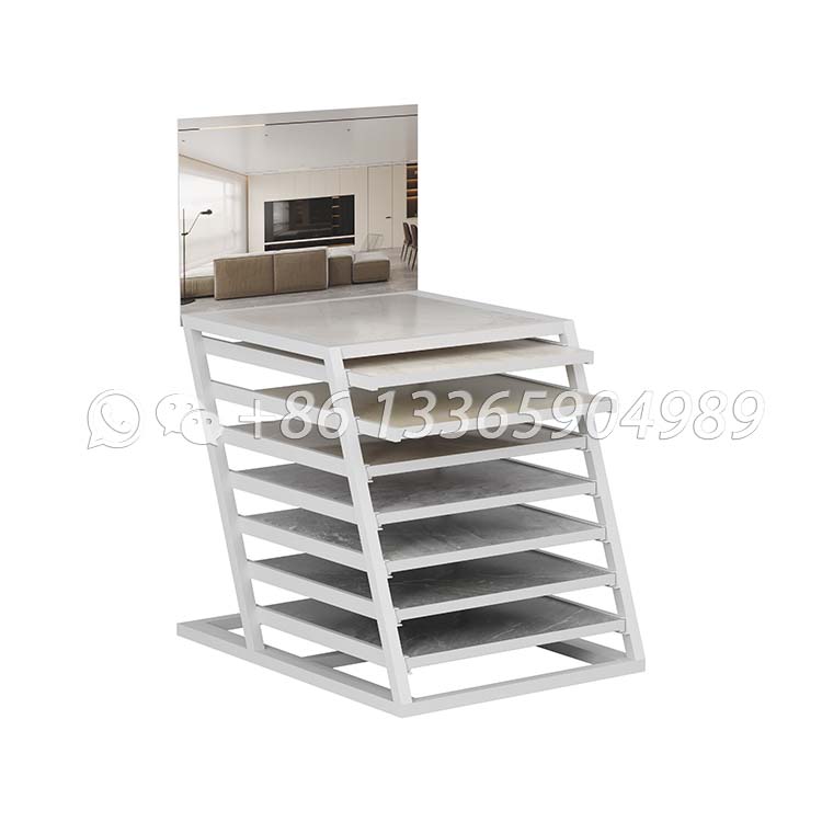 porcelain sliding display stand stone display props-CC008 - Image 2