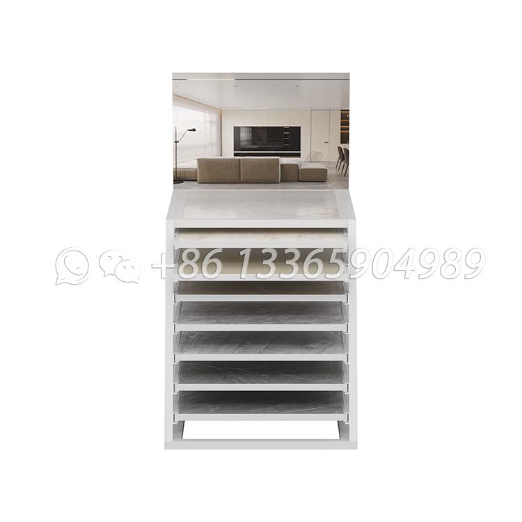 porcelain sliding display stand stone display props-CC008 - Image 4