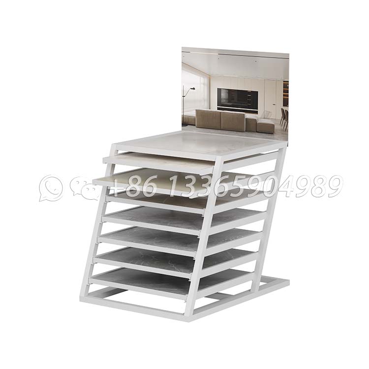 porcelain sliding display stand stone display props-CC008