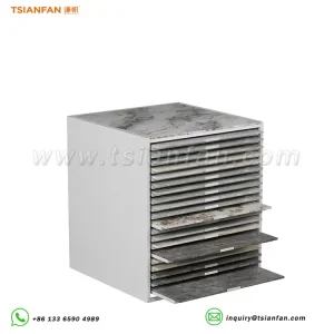 natural stone display drawer showroom for marble sample -CC010