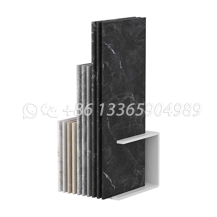 slotted sample stone display stand tile display props-CE933 - Image 6
