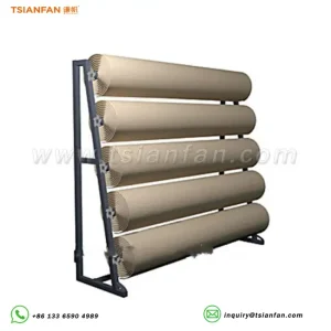 fabric carpet rolls holder stand artificial grass display stand-cj2013