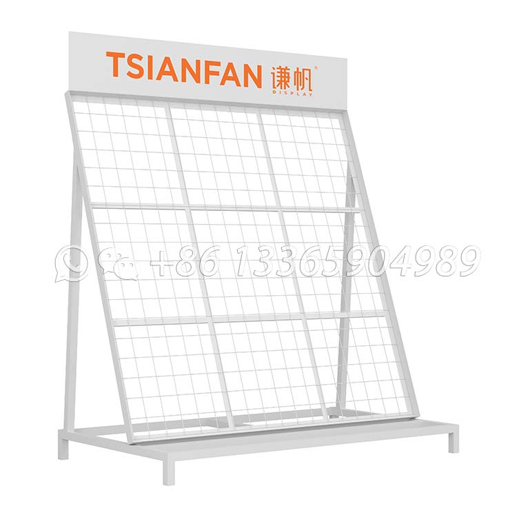 stone display stands floor showroom design ideas-CL004