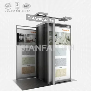 wholesale tile single row 15 columns with double lights sliding rack ct2147