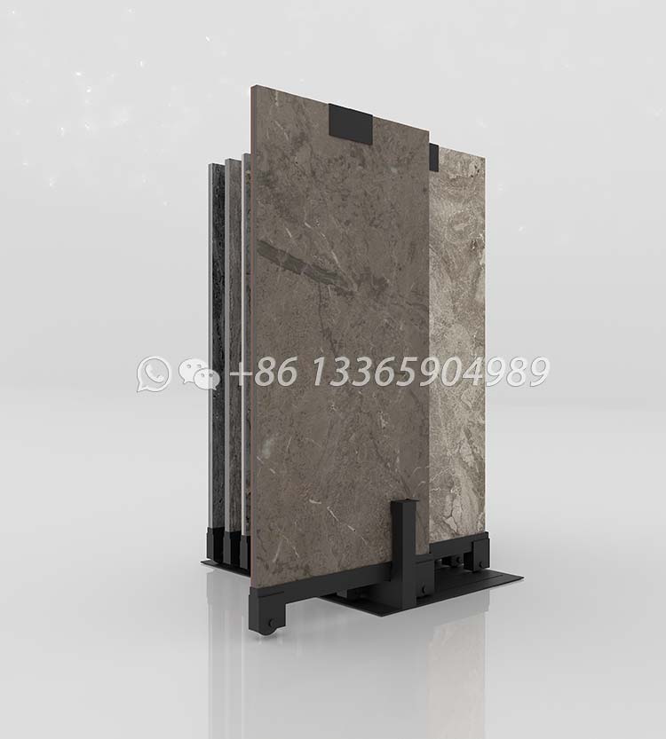 tile display sliding rack tile showroom display stands-CT925