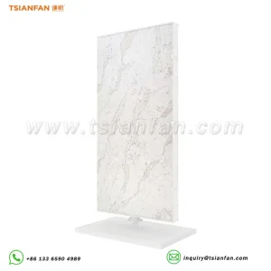 Custom branded rotating tile rack for stone galleries-SRL952