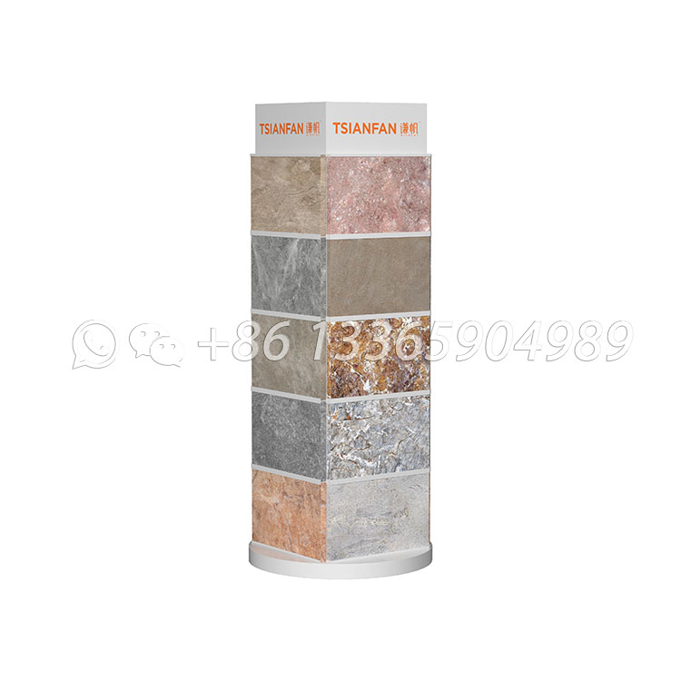Space-Saving Stone Display Racks for Showrooms-SW323