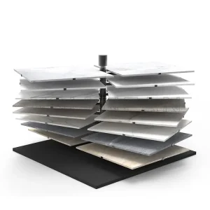 New Design Quartz Stone Tile Sample Board Desktop Display Rack-SG048
