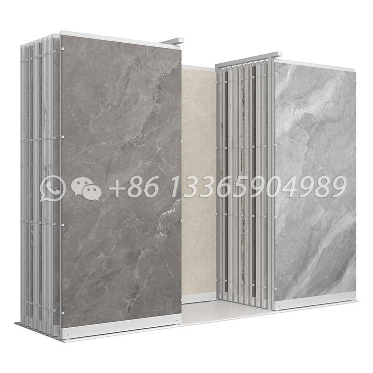 natural stone pull-out display stand tiles showroom display-SG1007