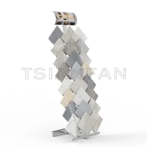 samples hanging granite floor display-sg1014