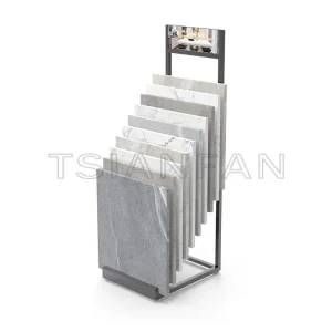 Custom Quartz Stone Waterfall Stone Display Rack-SG801