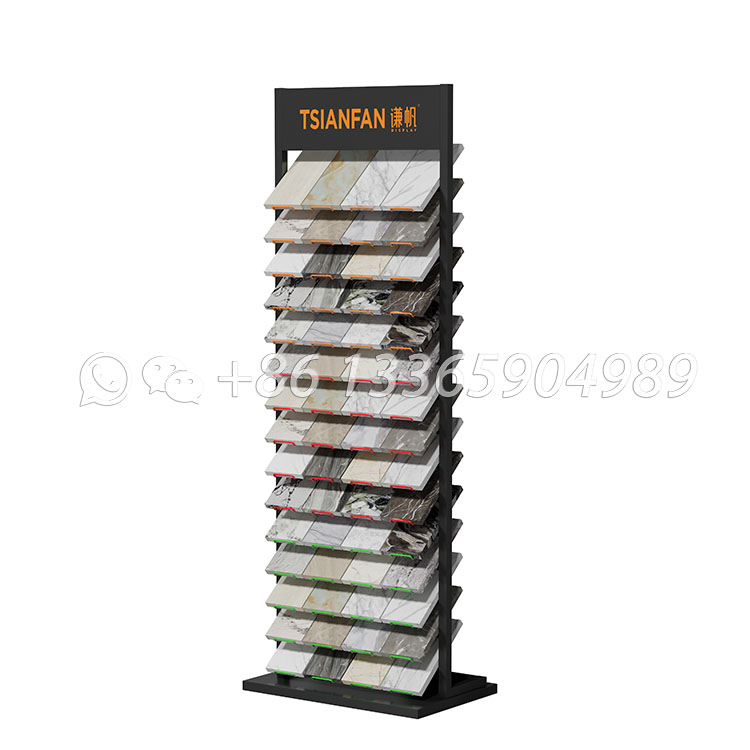 granite stone floor display tower natural outdoor stone display unit - SRL018-z - Image 3