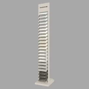 granite stone floor display tower natural outdoor stone display unit - SRL018-z