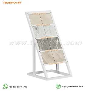 Modernize Your Display with Triangular Marble Stone Floor Stands- Best Quality & Durability-SRL047