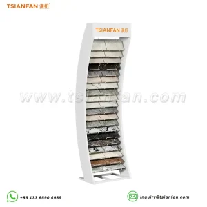 marble stone exhibition hall display stand premium stone display stand-SRL104