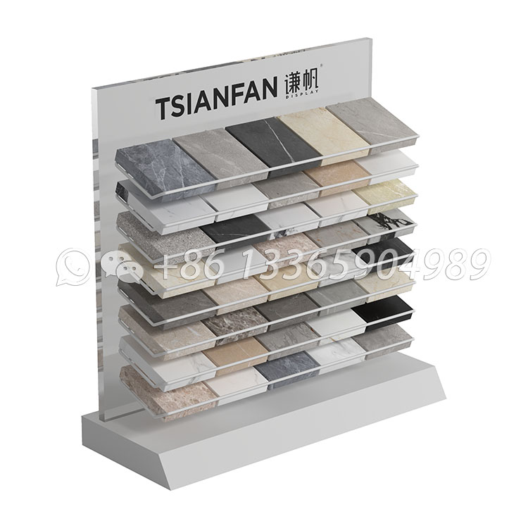 flooring tile display rack display stand for small items flat stone-SRT048