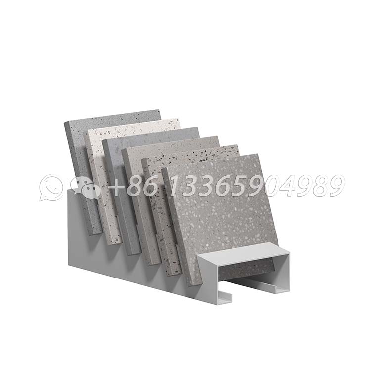 engineered stone display rack stone tile display stand-SRT214