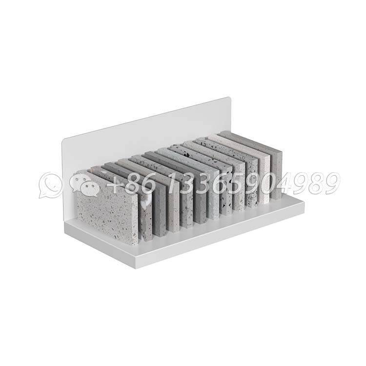 Gray Stand Desktop Engineered Stone Set Custom Display Stand-SRT318