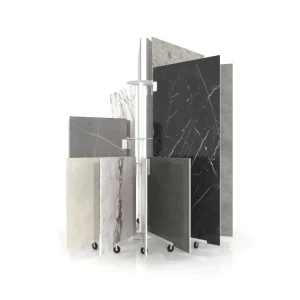 rotating tile display stand-st014