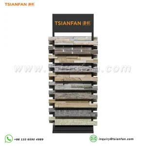 Cultural stone display cabinet outdoor waterproof display method-SW114