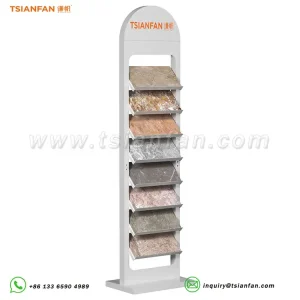 Custom Stone Display Stands for Tile Showrooms-SW332