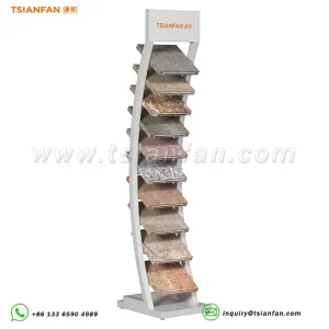 Stone display rack for showroom freestanding stone display units-SW337