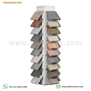 Tile showroom display rack natural stone display stand-SW363