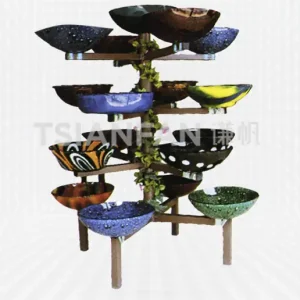manufacturer bathroom display stand metal wash basin rack-vb2001