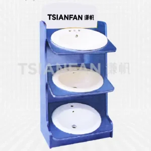 bathroom wash-basin display rack
