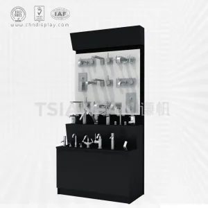 custom taps retail display cabinets,high-end products-vl2002