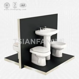toilet display/toilet display stand /toilet display rack-vm2004