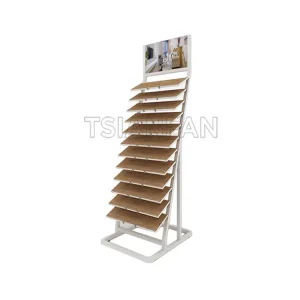 laminate and wooden flooring showroom display system for wood floor store-WL1022