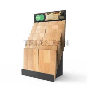 Multifunctional countertop rack wooden sample display stand-WE808