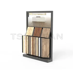 Porcelain tile Hardwood Floor stand page turning combination Display rack-WF3011