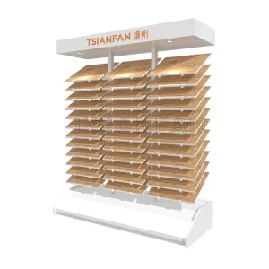 wood flooring display racks for retail-WL020