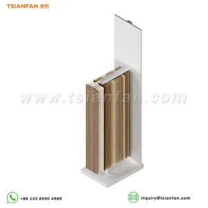 adjustable wooden floor display rack-WJ2048