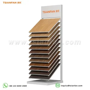 Flooring sample display stand rustic wood flooring display-WL981