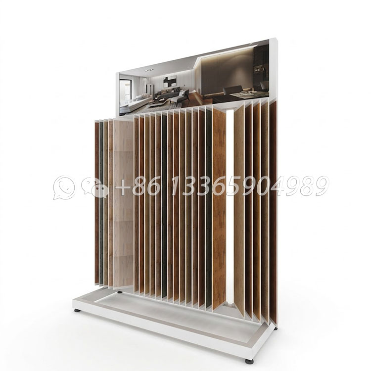 white turning page ceramic tile stone display-cf2077