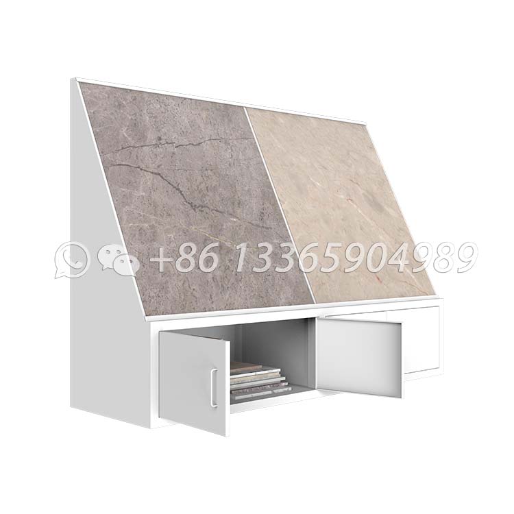 slab tiles combined display stand stone display solution-WZ906