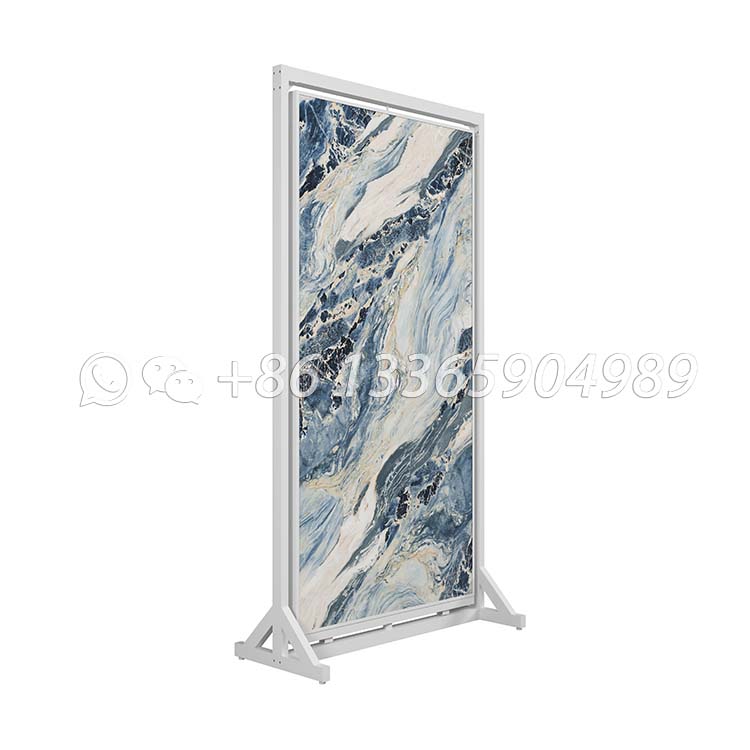 simple ceramic tiles display rack metal display stand-QT002
