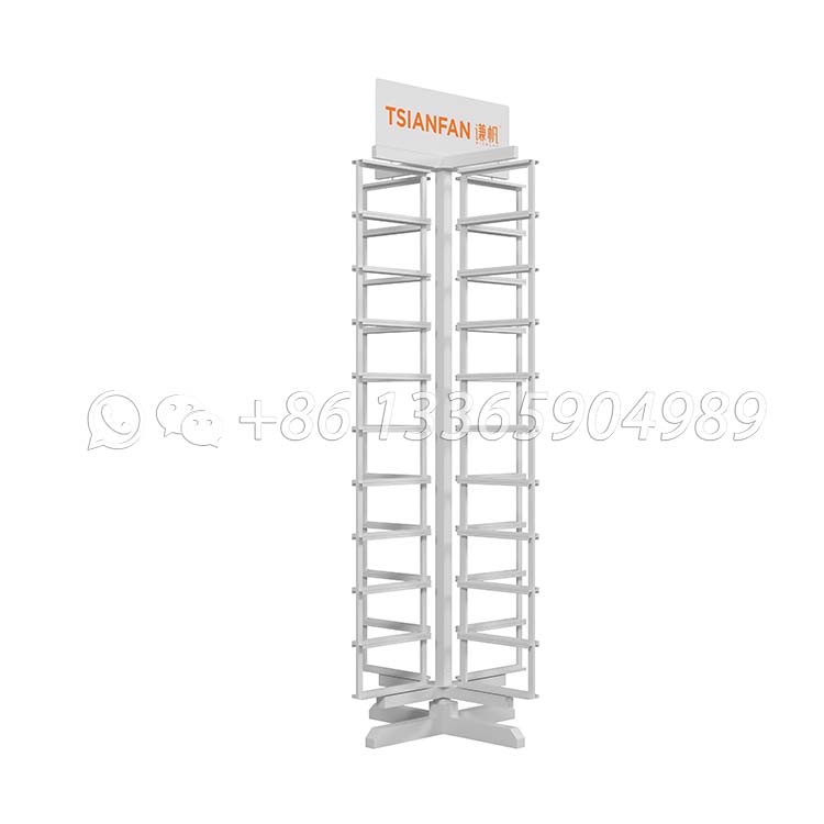 rotatable mosaic stone display rack for sale-MM016