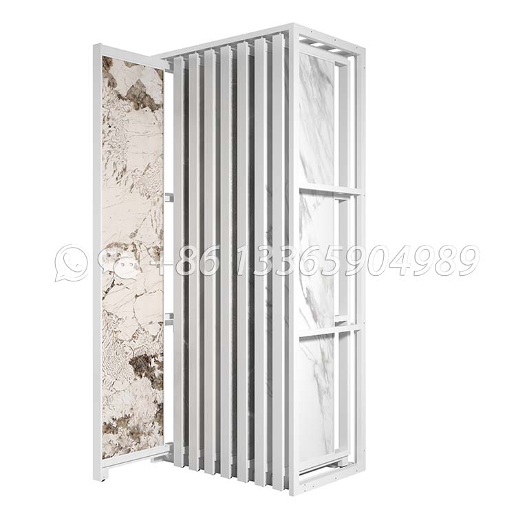 hot sale tile single row 10 pages push pull display rack-ct2131