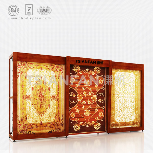 china factory one-stop custom carpet display rack，pull-out displays-ct2002