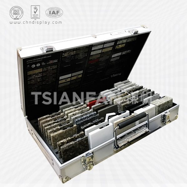 custom granite sample color card aluminum suitcase,manufacturers wholesale-px2017